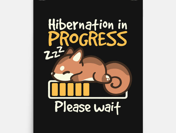 Hibernation In Progress Squirrel