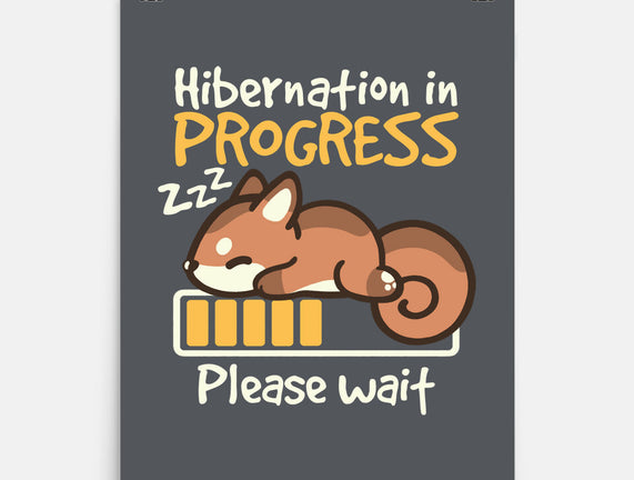 Hibernation In Progress Squirrel