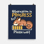 Hibernation In Progress Squirrel-None-Matte-Poster-NemiMakeit