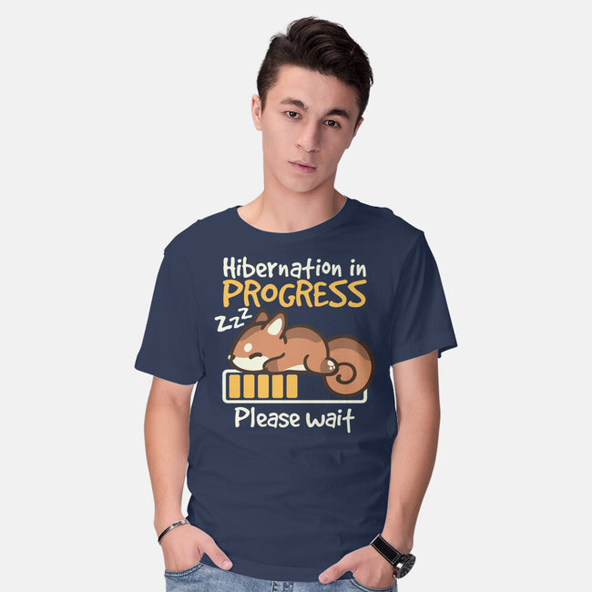 Hibernation In Progress Squirrel-Mens-Basic-Tee-NemiMakeit