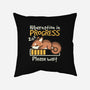 Hibernation In Progress Squirrel-None-Removable Cover w Insert-Throw Pillow-NemiMakeit