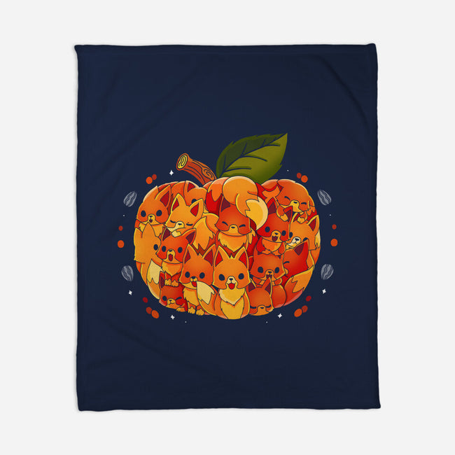 Harvest Of Foxes-None-Fleece-Blanket-Vallina84