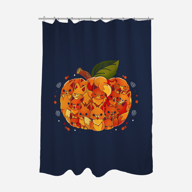 Harvest Of Foxes-None-Polyester-Shower Curtain-Vallina84