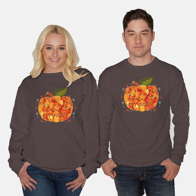 Harvest Of Foxes-Unisex-Crew Neck-Sweatshirt-Vallina84