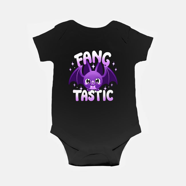 Spooky And Fangtastic-Baby-Basic-Onesie-Vallina84