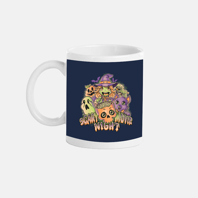 Scary Movie Night-None-Mug-Drinkware-Skullpy