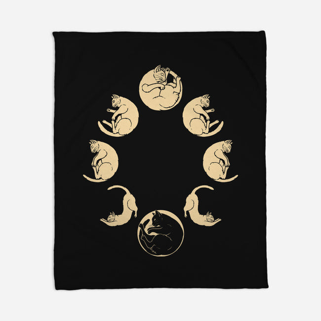 Meow Cycle-None-Fleece-Blanket-Thiago Correa