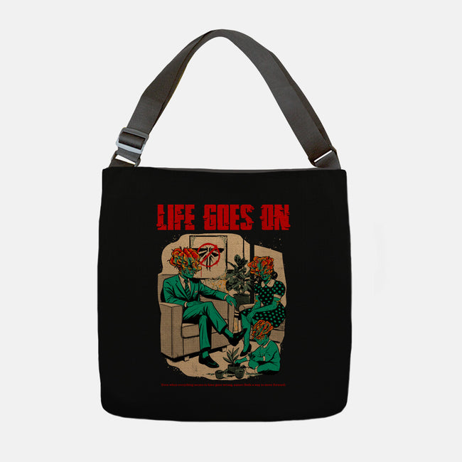 Among The Ruins-None-Adjustable Tote-Bag-Hafaell