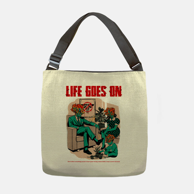 Among The Ruins-None-Adjustable Tote-Bag-Hafaell