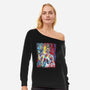 Burton Painting-Womens-Off Shoulder-Sweatshirt-zascanauta