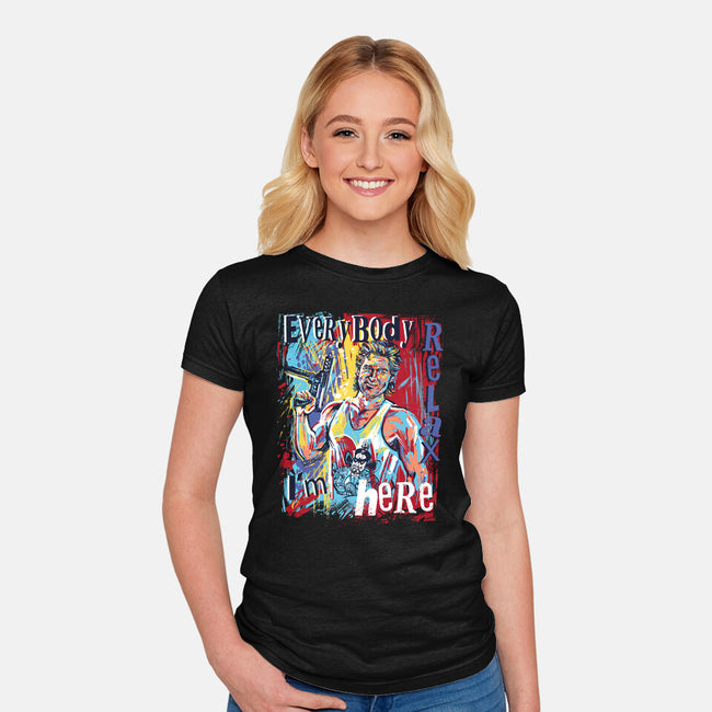 Burton Painting-Womens-Fitted-Tee-zascanauta