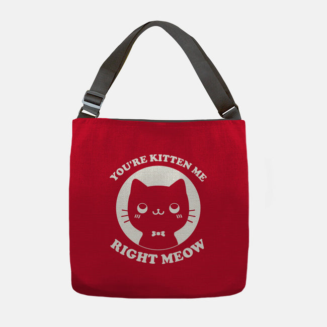 Kitten Me-None-Adjustable Tote-Bag-Studio Mootant