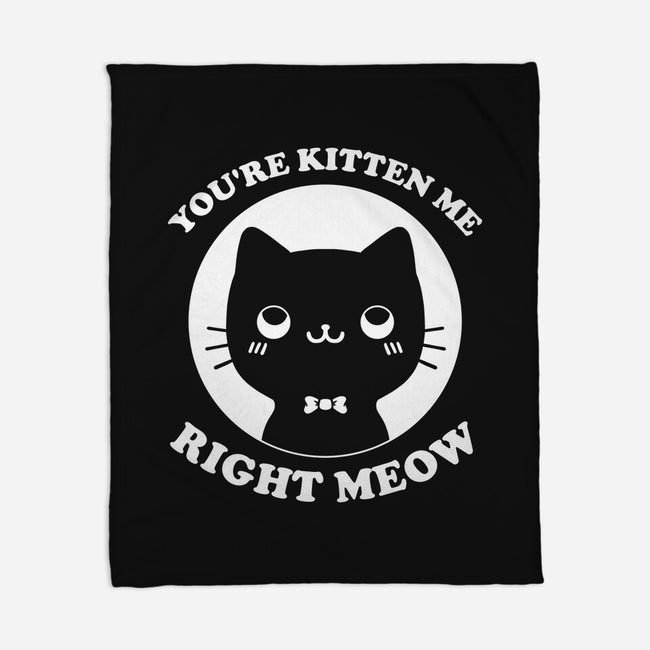 Kitten Me-None-Fleece-Blanket-Studio Mootant