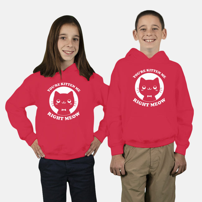 Kitten Me-Youth-Pullover-Sweatshirt-Studio Mootant