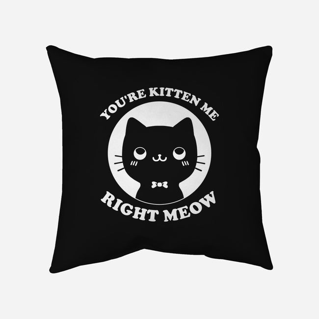 Kitten Me-None-Removable Cover w Insert-Throw Pillow-Studio Mootant