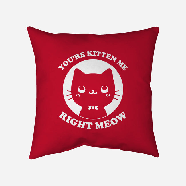 Kitten Me-None-Removable Cover w Insert-Throw Pillow-Studio Mootant