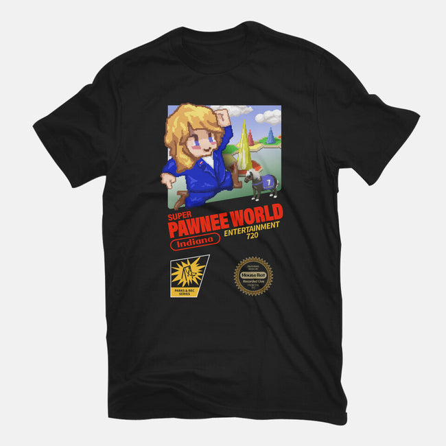 Super Pawnee World-Womens-Fitted-Tee-ACraigL