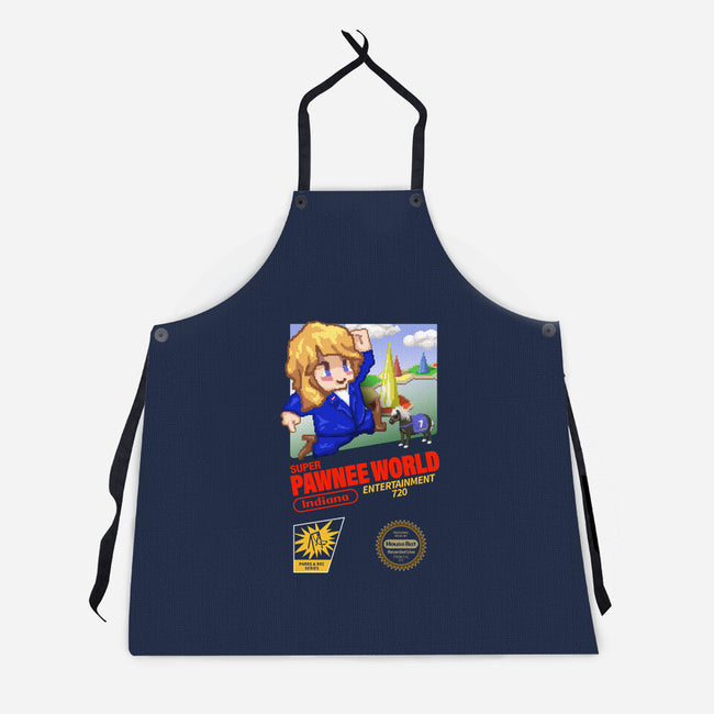 Super Pawnee World-Unisex-Kitchen-Apron-ACraigL