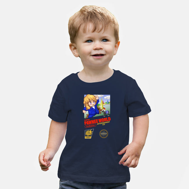 Super Pawnee World-Baby-Basic-Tee-ACraigL