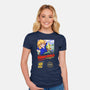 Super Pawnee World-Womens-Fitted-Tee-ACraigL