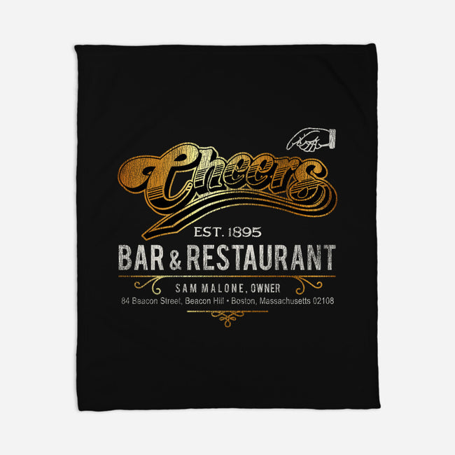 Sam's Bar-None-Fleece-Blanket-AlemaArt