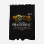 Sam's Bar-None-Polyester-Shower Curtain-AlemaArt