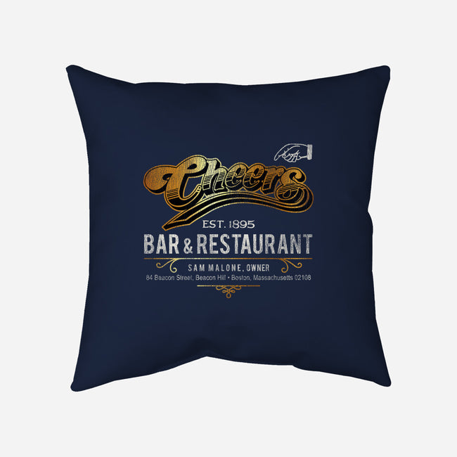 Sam's Bar-None-Removable Cover w Insert-Throw Pillow-AlemaArt