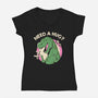 Do You Need A Hug-Womens-V-Neck-Tee-tobefonseca