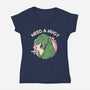 Do You Need A Hug-Womens-V-Neck-Tee-tobefonseca