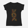 Autumn DNA-Womens-V-Neck-Tee-erion_designs