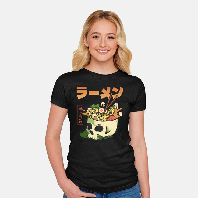 Ramen Forever-Womens-Fitted-Tee-ilustraziz