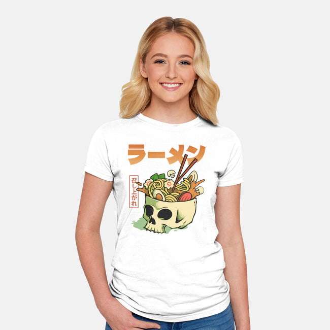 Ramen Forever-Womens-Fitted-Tee-ilustraziz