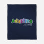 Adulting Is A Trap-None-Fleece-Blanket-NMdesign