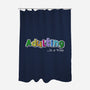 Adulting Is A Trap-None-Polyester-Shower Curtain-NMdesign