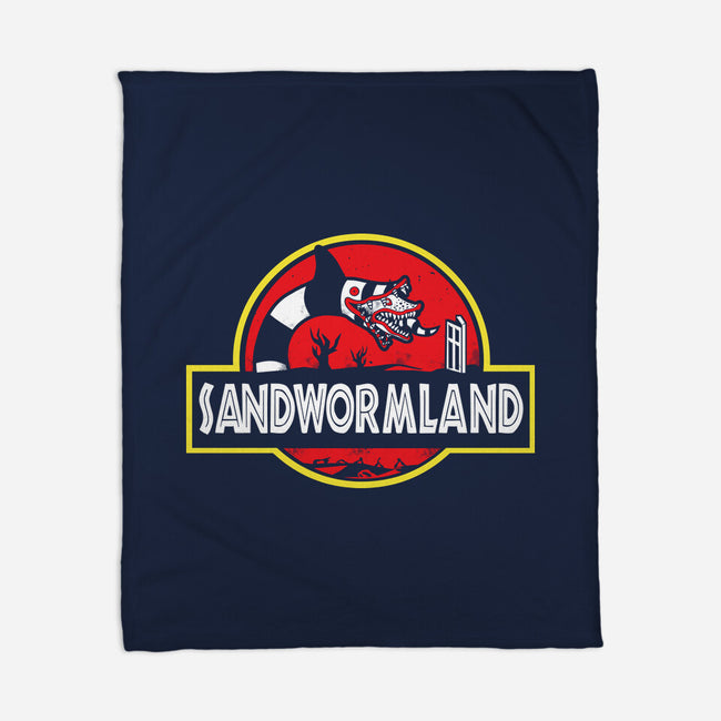 Sandwormland-None-Fleece-Blanket-arace