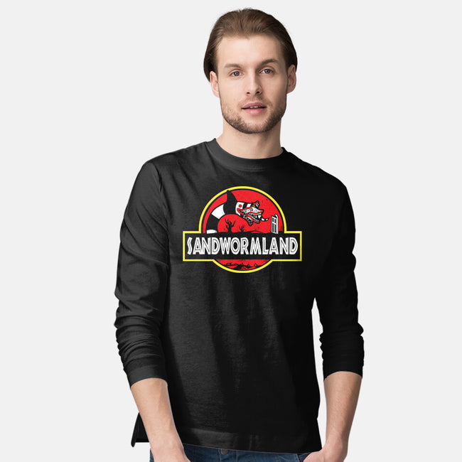 Sandwormland-Mens-Long Sleeved-Tee-arace