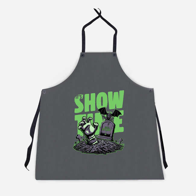 Beetle Graveyard Showtime-Unisex-Kitchen-Apron-Studio Mootant