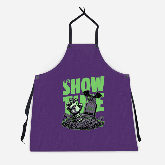 Beetle Graveyard Showtime-Unisex-Kitchen-Apron-Studio Mootant