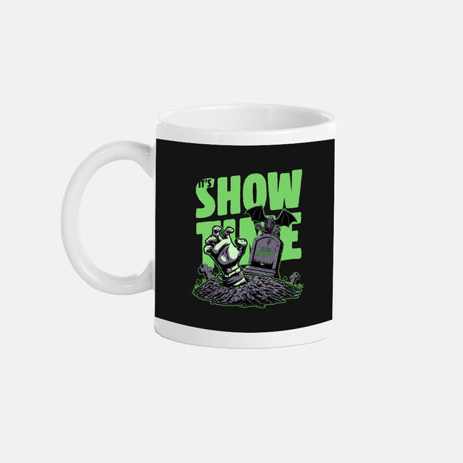 Beetle Graveyard Showtime-None-Mug-Drinkware-Studio Mootant