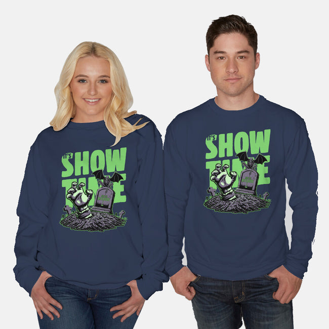 Beetle Graveyard Showtime-Unisex-Crew Neck-Sweatshirt-Studio Mootant