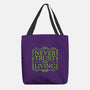 Never Trust Living-None-Basic Tote-Bag-teesgeex