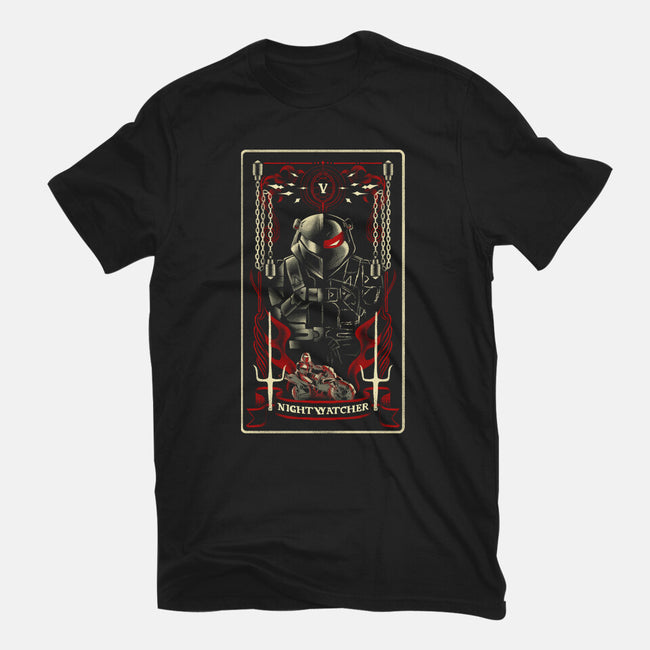 Nightwatcher Tarot Card-Mens-Basic-Tee-naomori