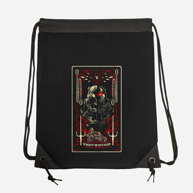 Nightwatcher Tarot Card-None-Drawstring-Bag-naomori