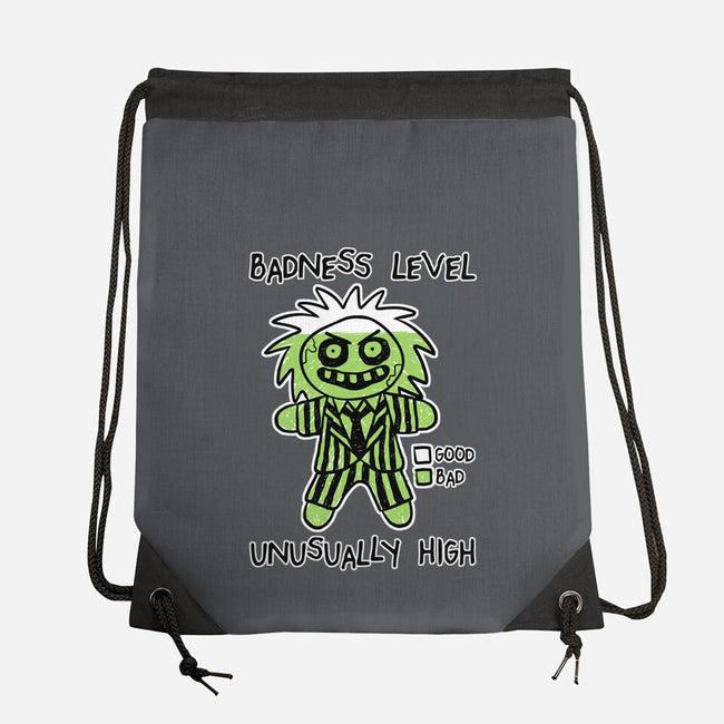 BJ Badness level-None-Drawstring-Bag-paulagarcia