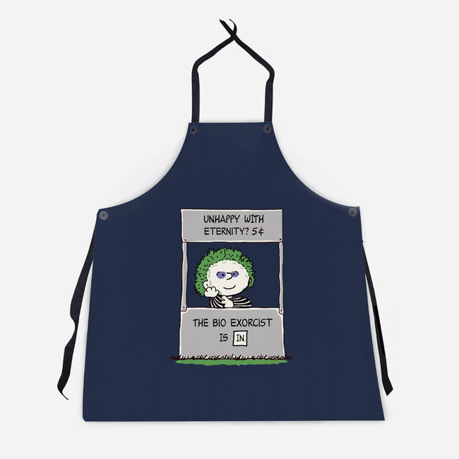 Bio Exorcist Consultancy-Unisex-Kitchen-Apron-Melonseta