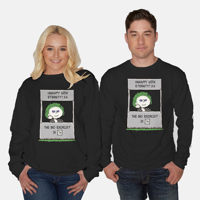 Bio Exorcist Consultancy-Unisex-Crew Neck-Sweatshirt-Melonseta