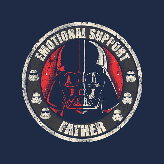 Emotional Support Father-Womens-Fitted-Tee-turborat14