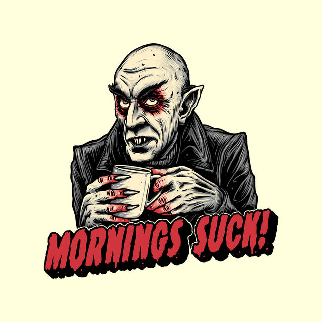 Mornings Are Sucky-None-Adjustable Tote-Bag-glitchygorilla