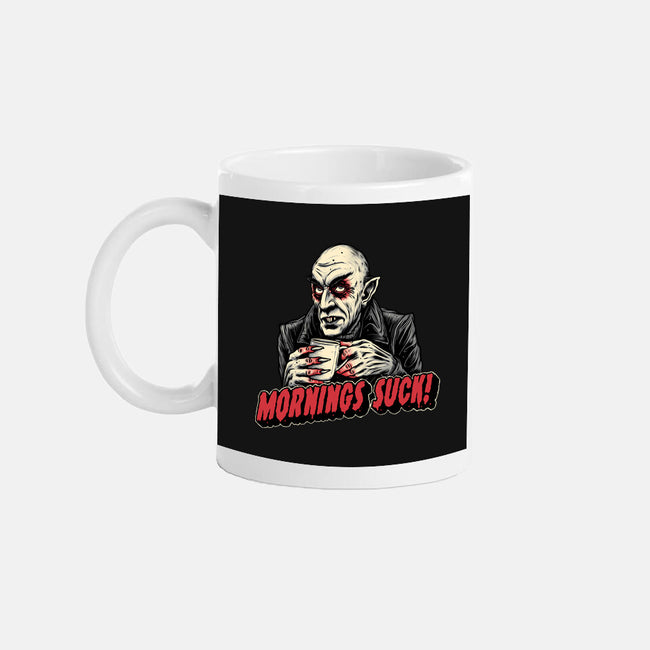 Mornings Are Sucky-None-Mug-Drinkware-glitchygorilla