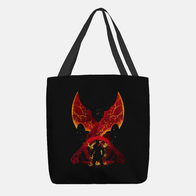 Blades Of Chaos-None-Basic Tote-Bag-dandingeroz